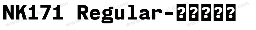 NK171 Regular字体转换